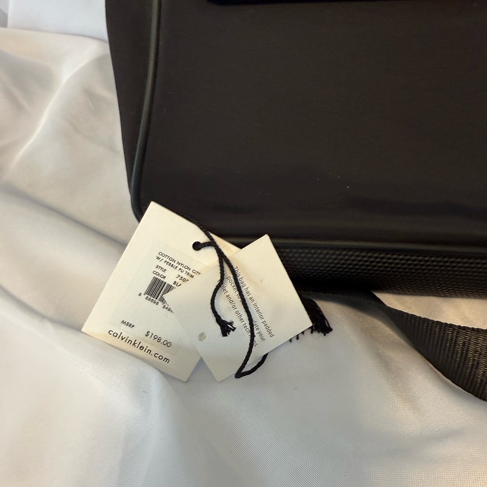 Calvin Klein Charcoal Gray Tote
